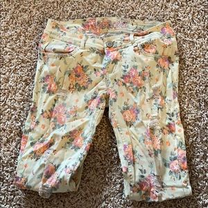Flower Skinny Jeans